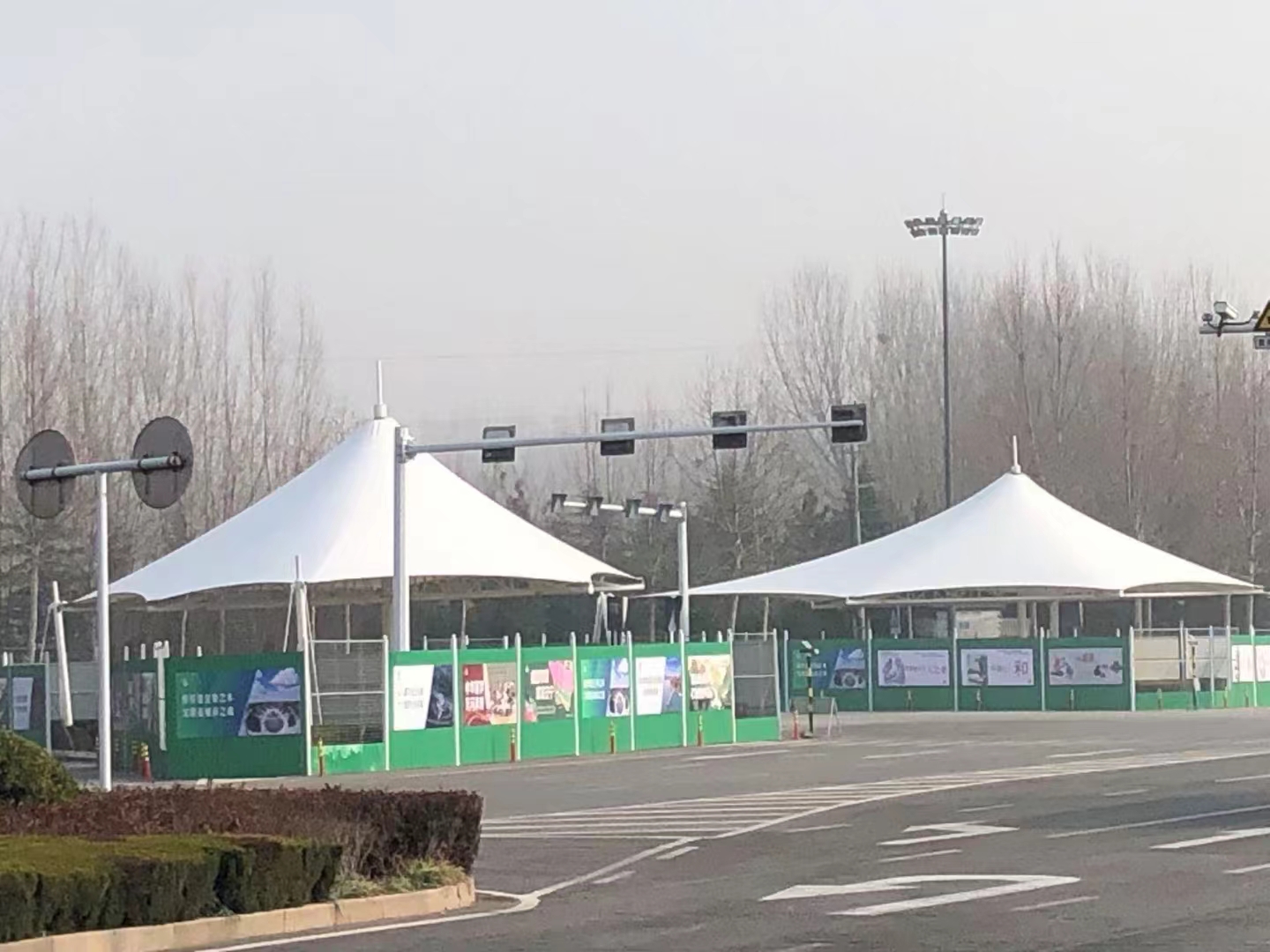 盛中達膜結構遮陽棚