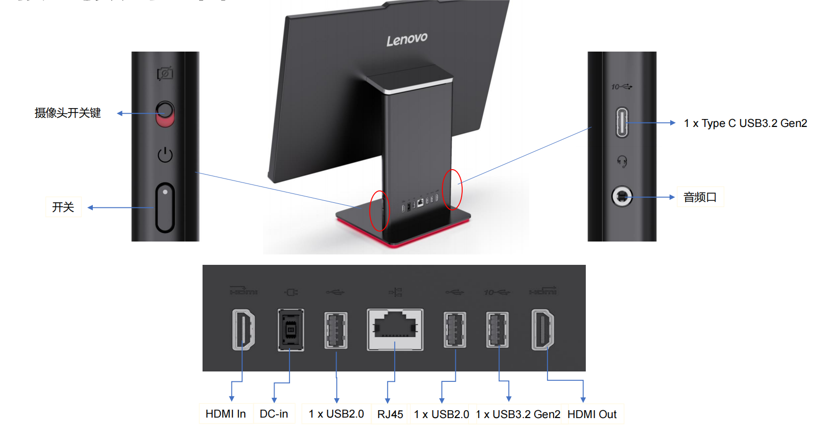 聯想設計師游戲臺式電腦主機