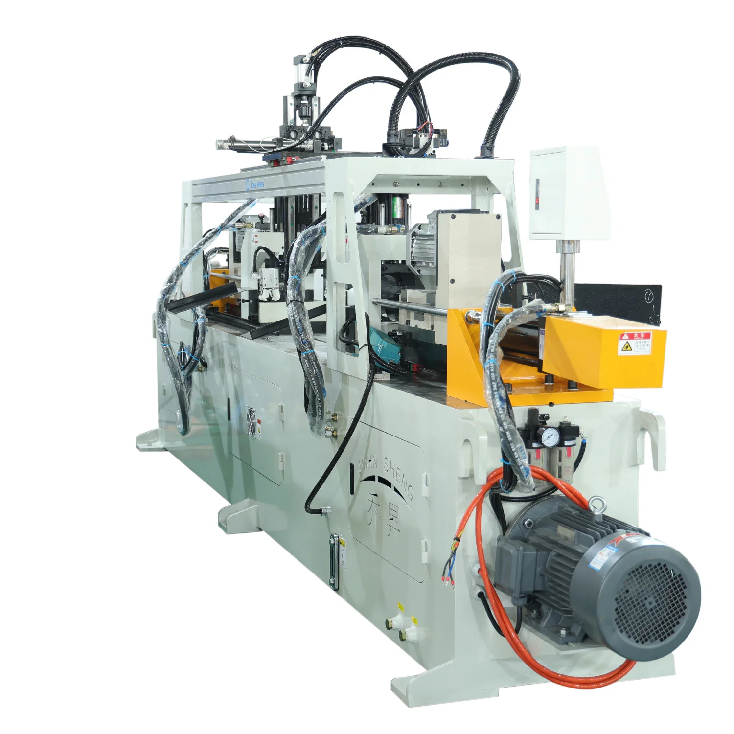 Machine Forming A Rods Automatic double head CNC pipe end forming machine for seat positioning ...