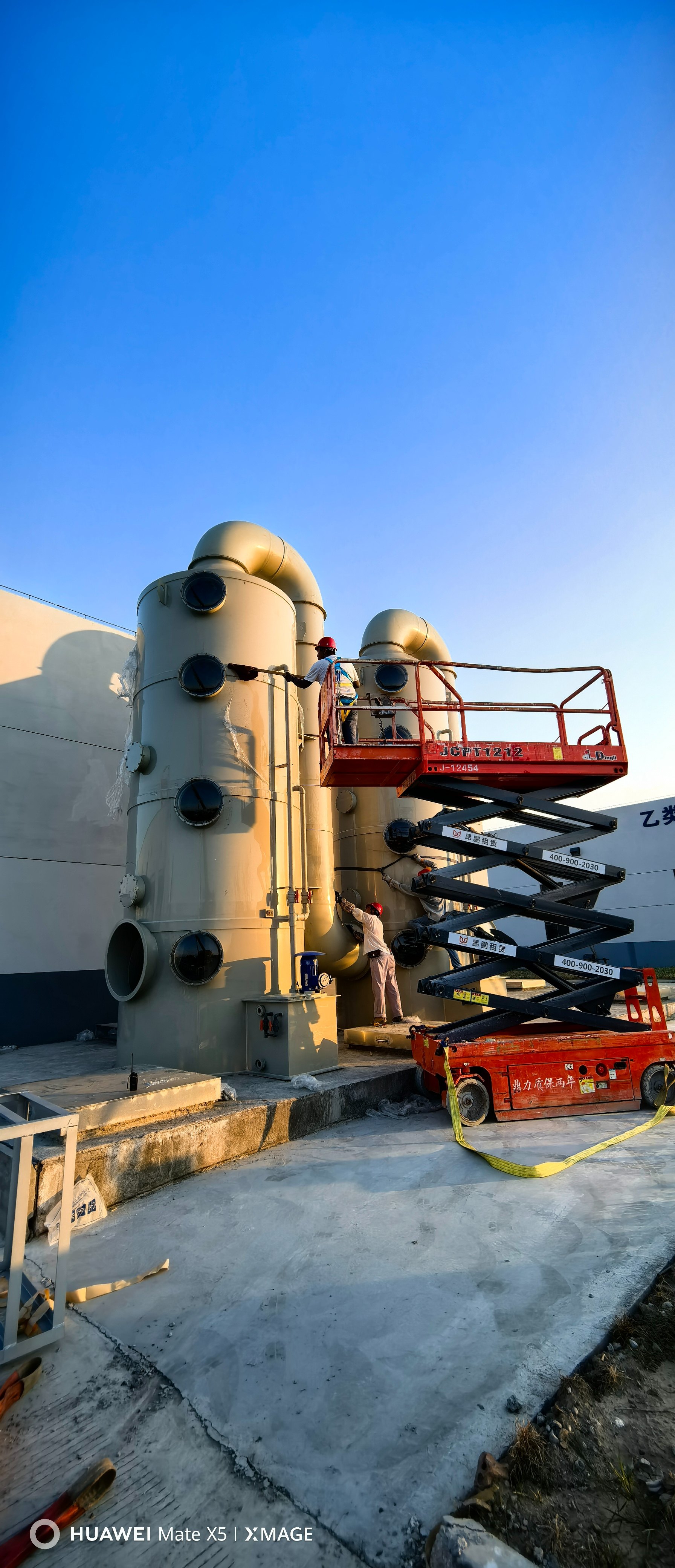 嘉興獨山港危化品倉庫廢氣處理設備安裝項目