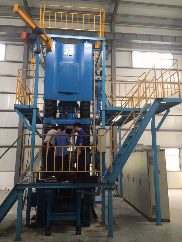 高精度機械液壓混合式全自動粉末壓機