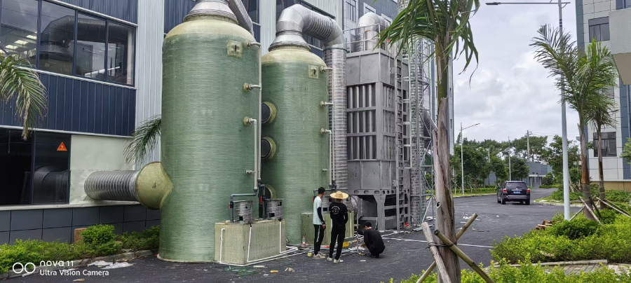 熏肉廢氣治理噴淋塔維修現(xiàn)場制造公司 廣東科態(tài)環(huán)境科技供應(yīng)