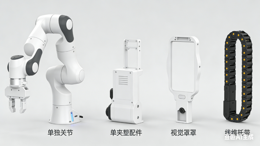 AGV小车塑胶结构件