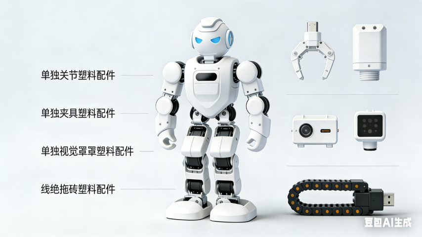 AGV小车塑胶结构件