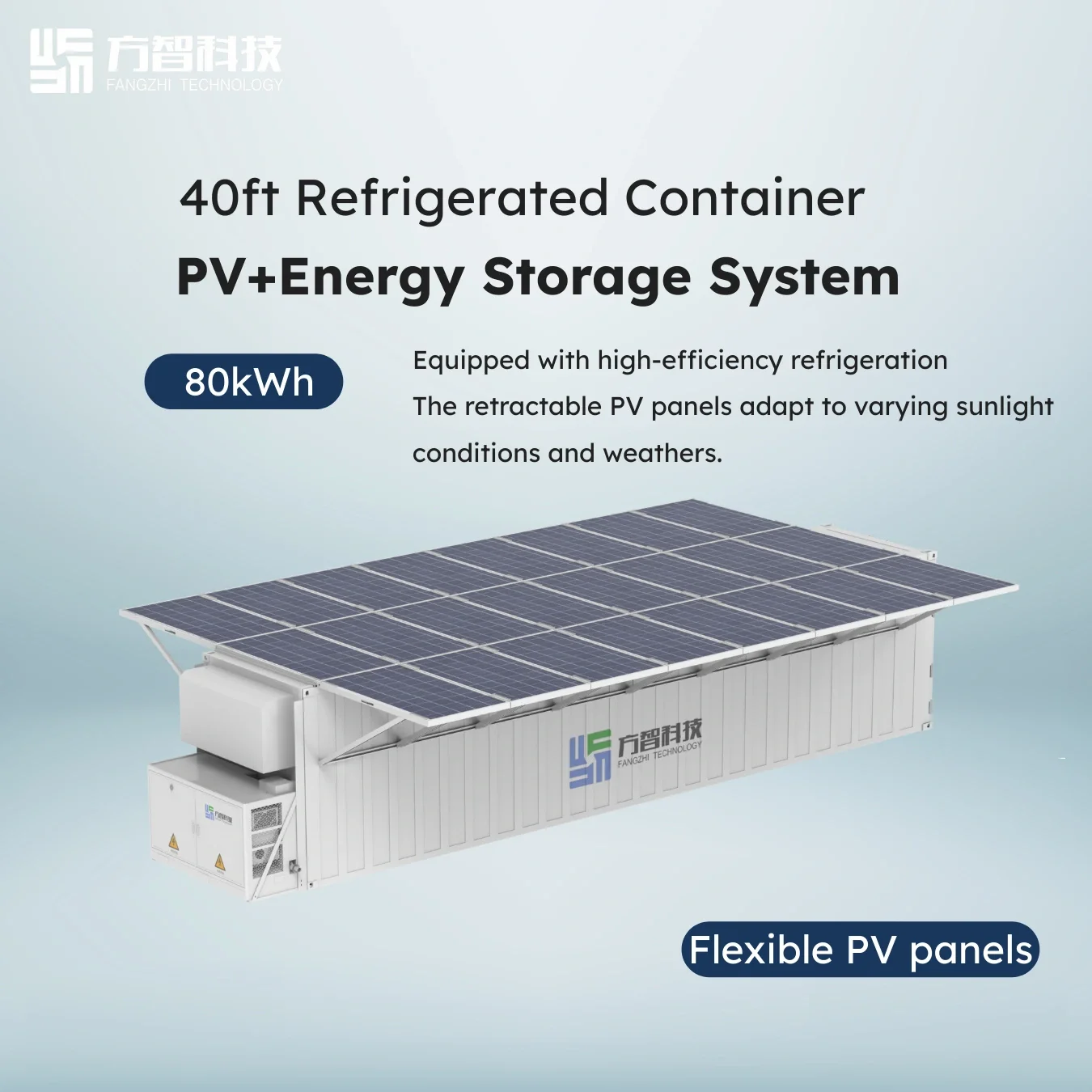 80kWh 40ft PV+Refrigerated BESS Container