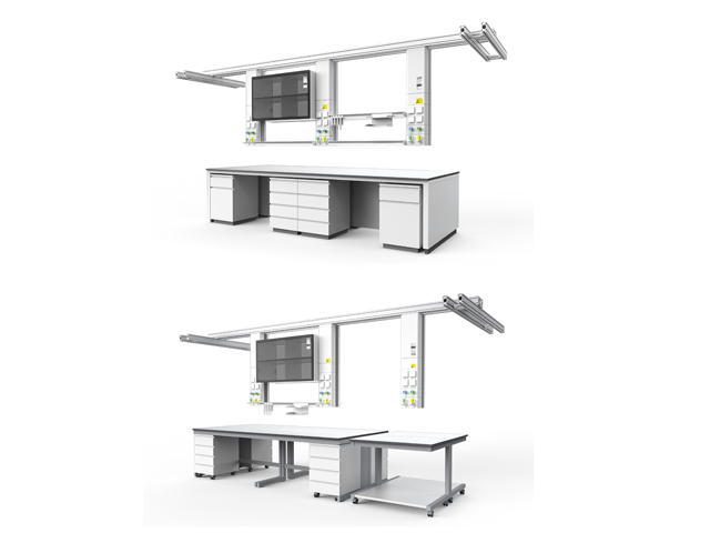 耐腐蝕全鋼落地中央臺價格 上海中領實驗室裝備供應