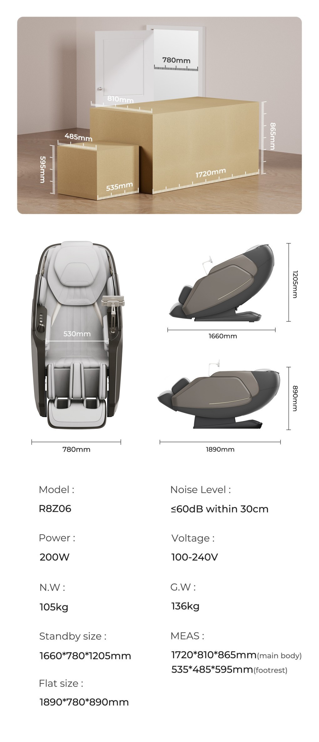 Z6 Stretch Massage Chair