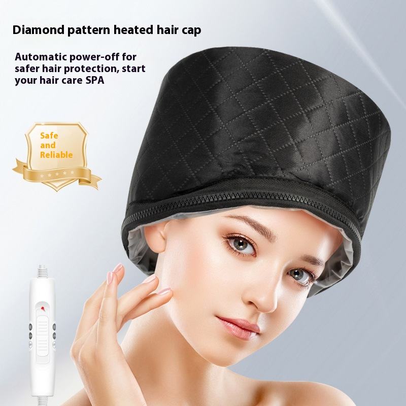 Electric Heating Hair Cap: Home Use for Hair Mask & Care