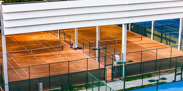 辽宁ITF认证红土网球场尺寸