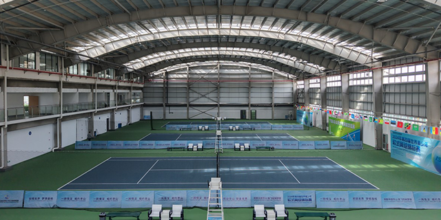 中国台湾弹性丙烯酸网球场厂家直销,网球场