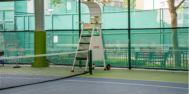 河北防滑耐磨红土网球场材料,网球场