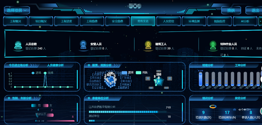 江蘇建設項目智慧工地哪里有賣的 真誠推薦 南京晗創(chuàng)智能科技供應