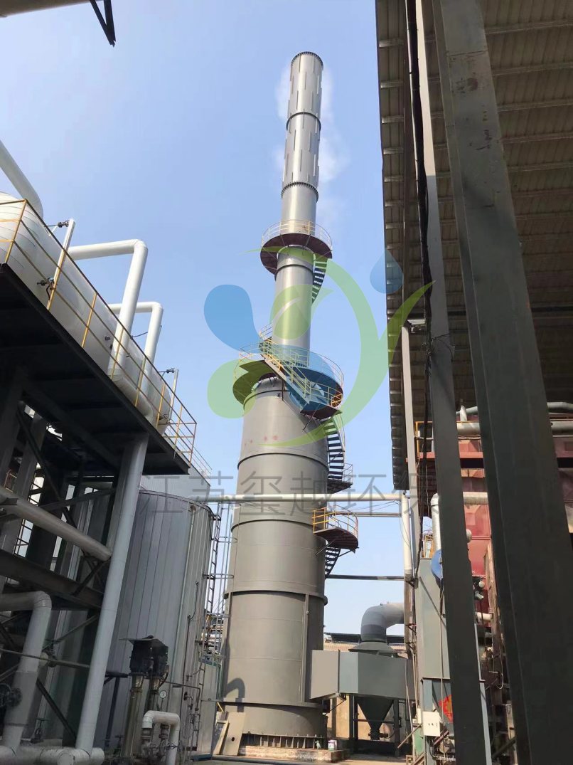 淮北某紙廠35t、20t生物質直燃鍋爐超低排放項目