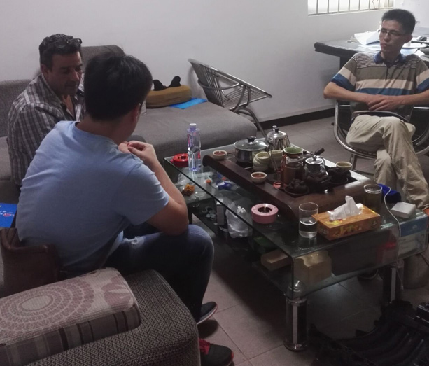 伊拉克朋友來公司洽談