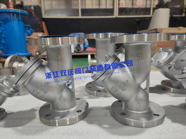 青海CF3M铸造316LY型过滤器强酸碱污水处理双庆,Y型过滤器