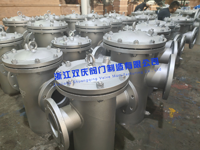 上海2205双相钢篮式过滤器DN15角通式SBL海水管道除污器报价,篮式过滤器