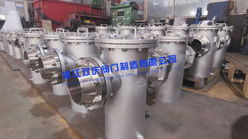 浙江碳钢篮式过滤器DN200快开式SRBIIF石油输送管道过滤器报价,篮式过滤器