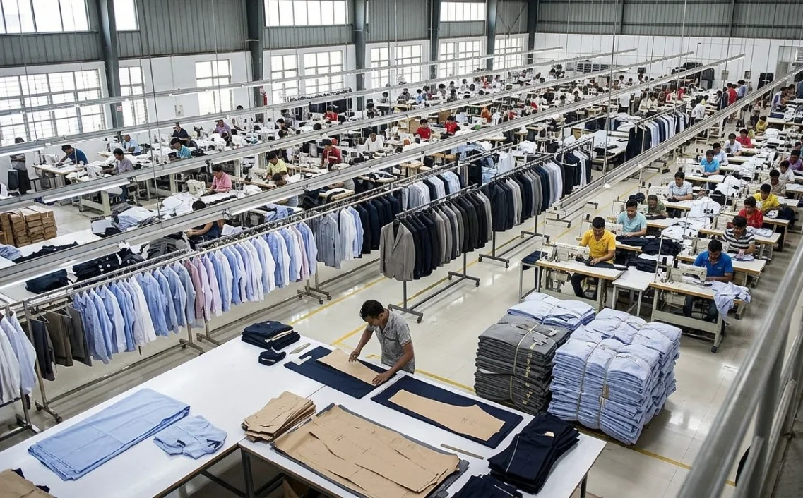 Apparel Factory for Men's Wear