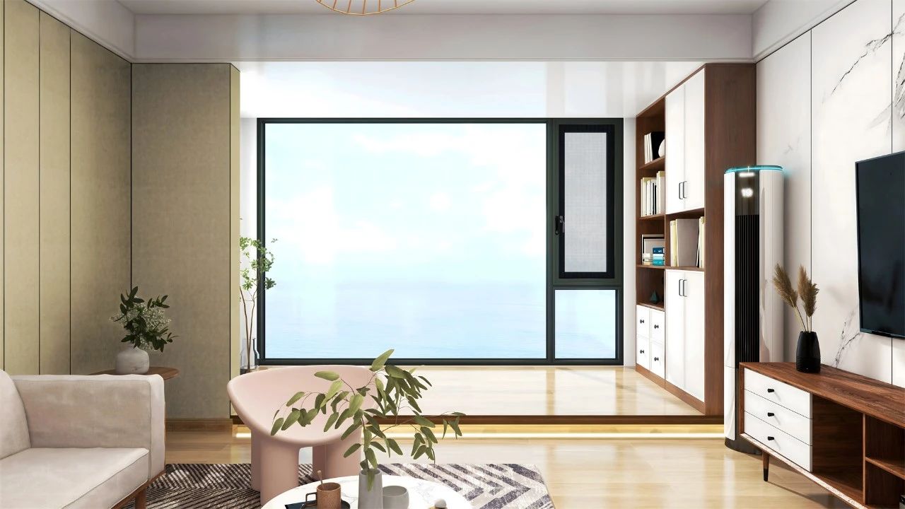 ZL110系列高性能內(nèi)開窗紗一體