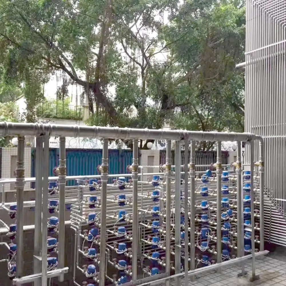 Stainless Steel Water Supply Metering System for Residential Communities