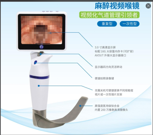 可視喉鏡、視頻喉鏡MJVL-IA、MJVL-IIA 重復(fù)型/一次性型喉鏡片