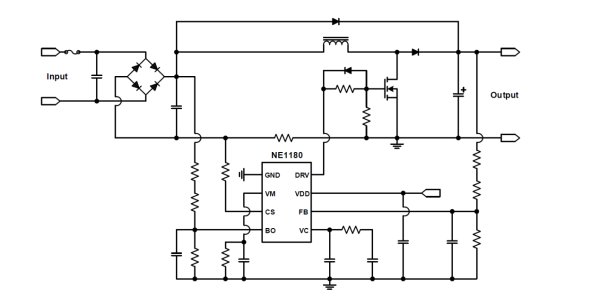 NE1180一款CCM升壓大功率PFC芯片