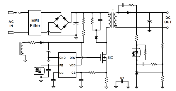 AT7256一款直驅(qū)碳化硅（SIC）MOS反激控制器芯片