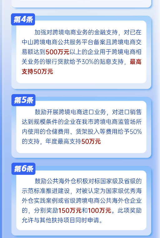 一图读懂：中山市增进外贸新业态高质量生长十三条_一定发