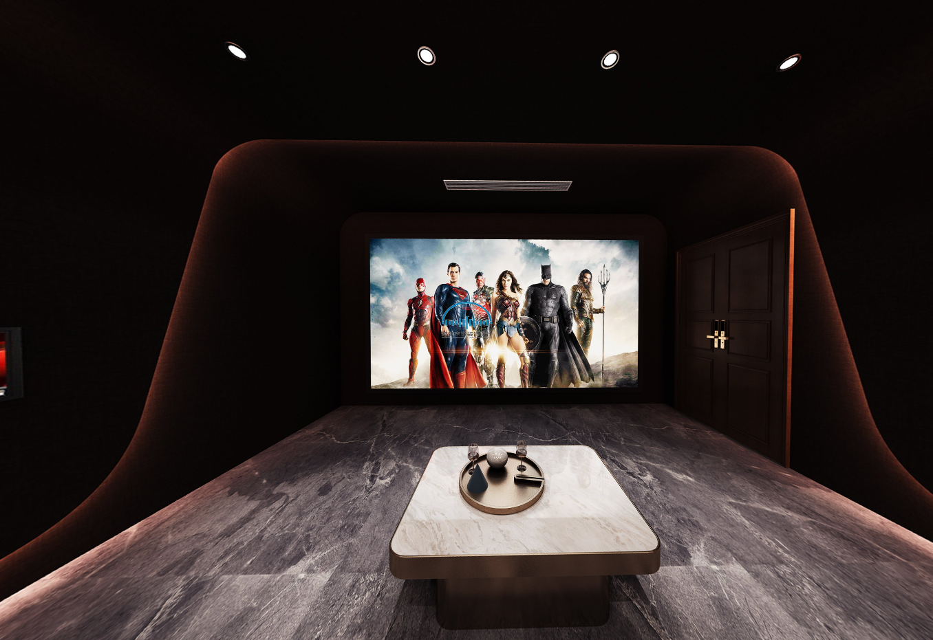 現代風格影音室