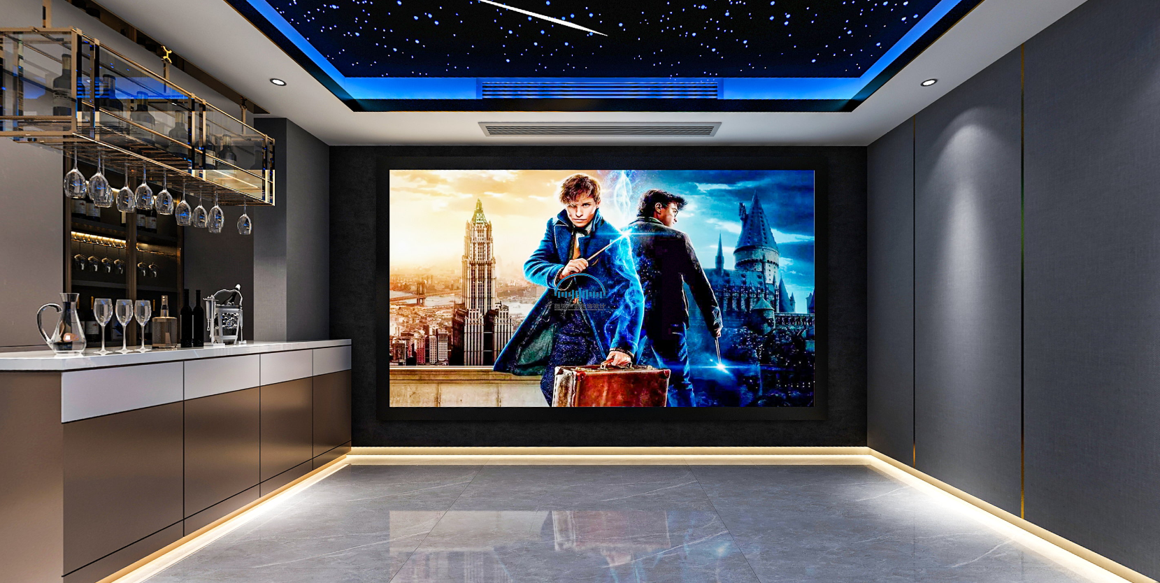 現代風格影音室