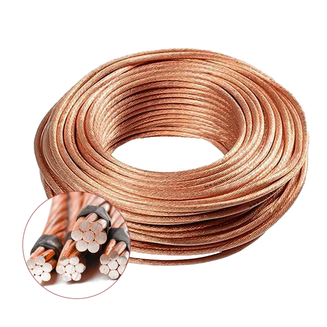 Sunlightweld copper bonded steel stranded wire