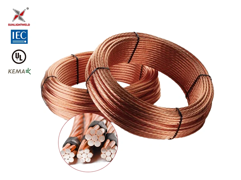 PV solar copper bonded steel conductor