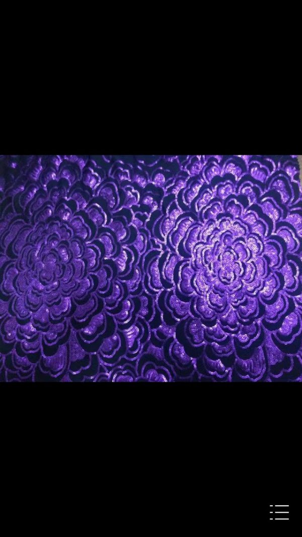 雙色疊片亮片繡