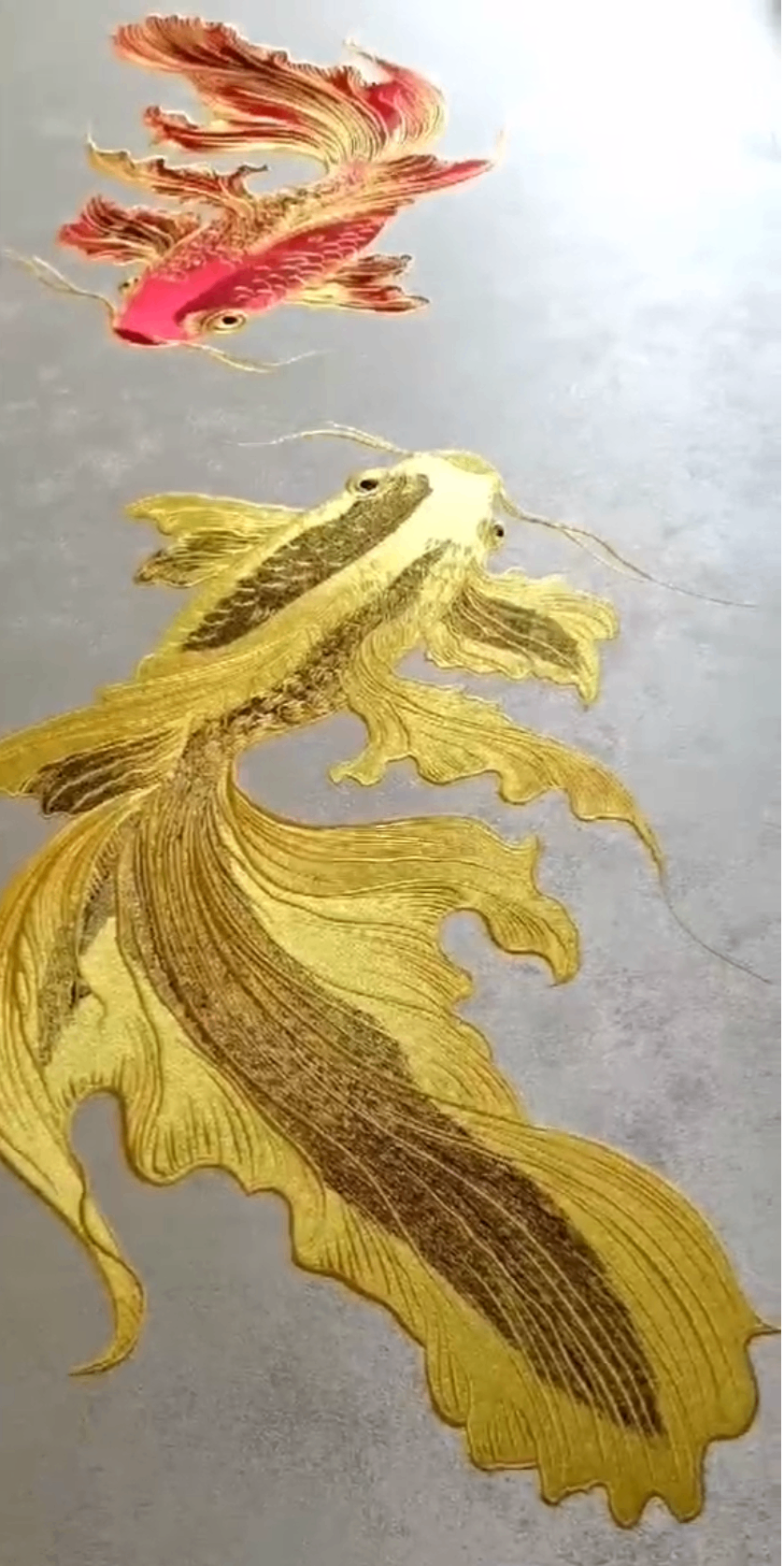 栩栩如生的泰國斗魚刺繡：傳統(tǒng)工藝與現(xiàn)代設(shè)計的完美融合