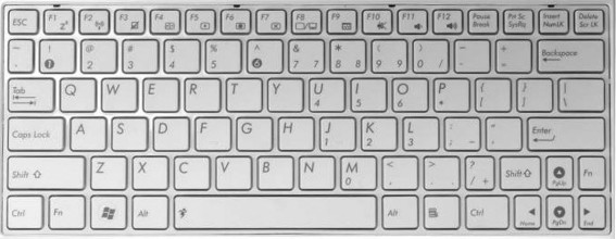 Computer Keyboard Marking