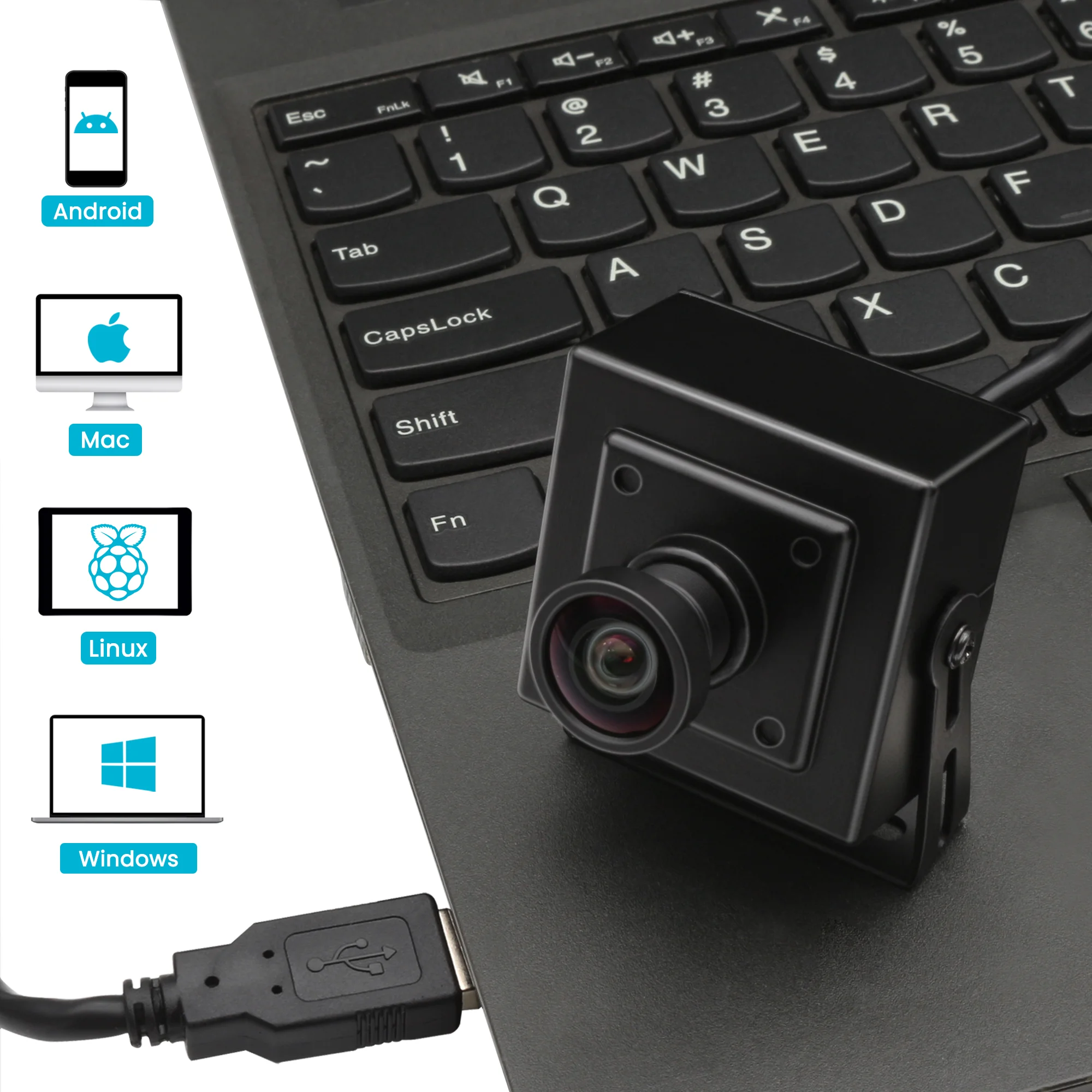ELP 11.6MP USB Camera High Speed 1080P 120fps Wide Angle 100 Degree No ...
