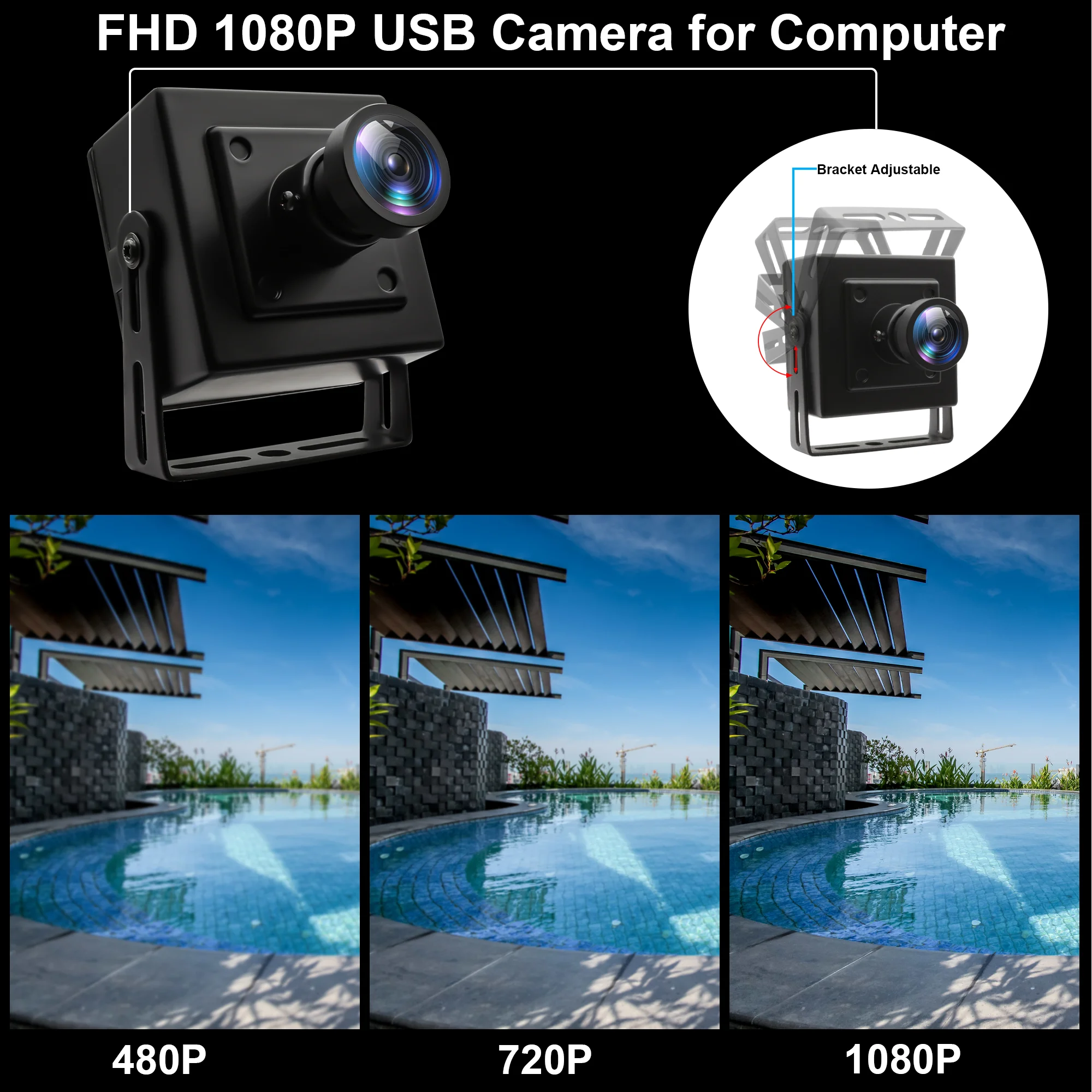 360p Camera ELP 260FPS 360P High Speed USB Camera 120FPS 720P 60FPS 1080P OV4689 ...