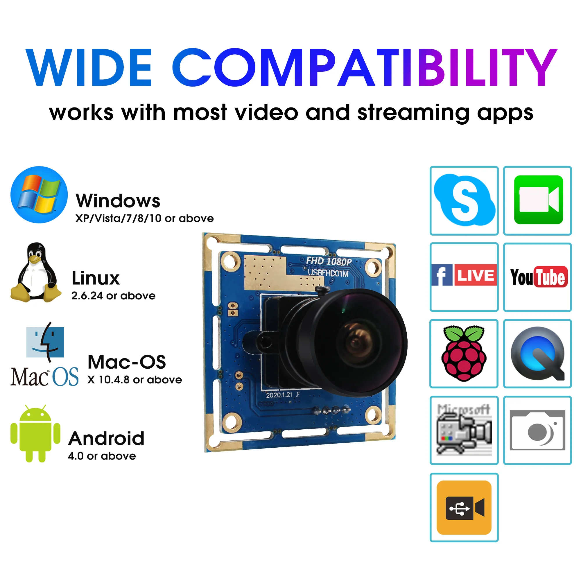 ELP 2MP High Speed USB Camera 1080P | China Manufacturer