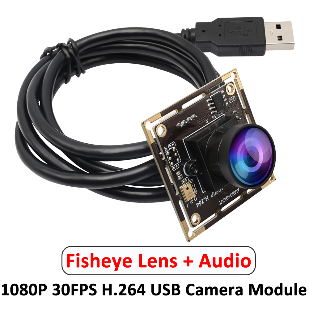 Digikey Usb Camera ELP 2Megapixel 1080P USB Camera Module with Wide Angle Fisheye Lens ...