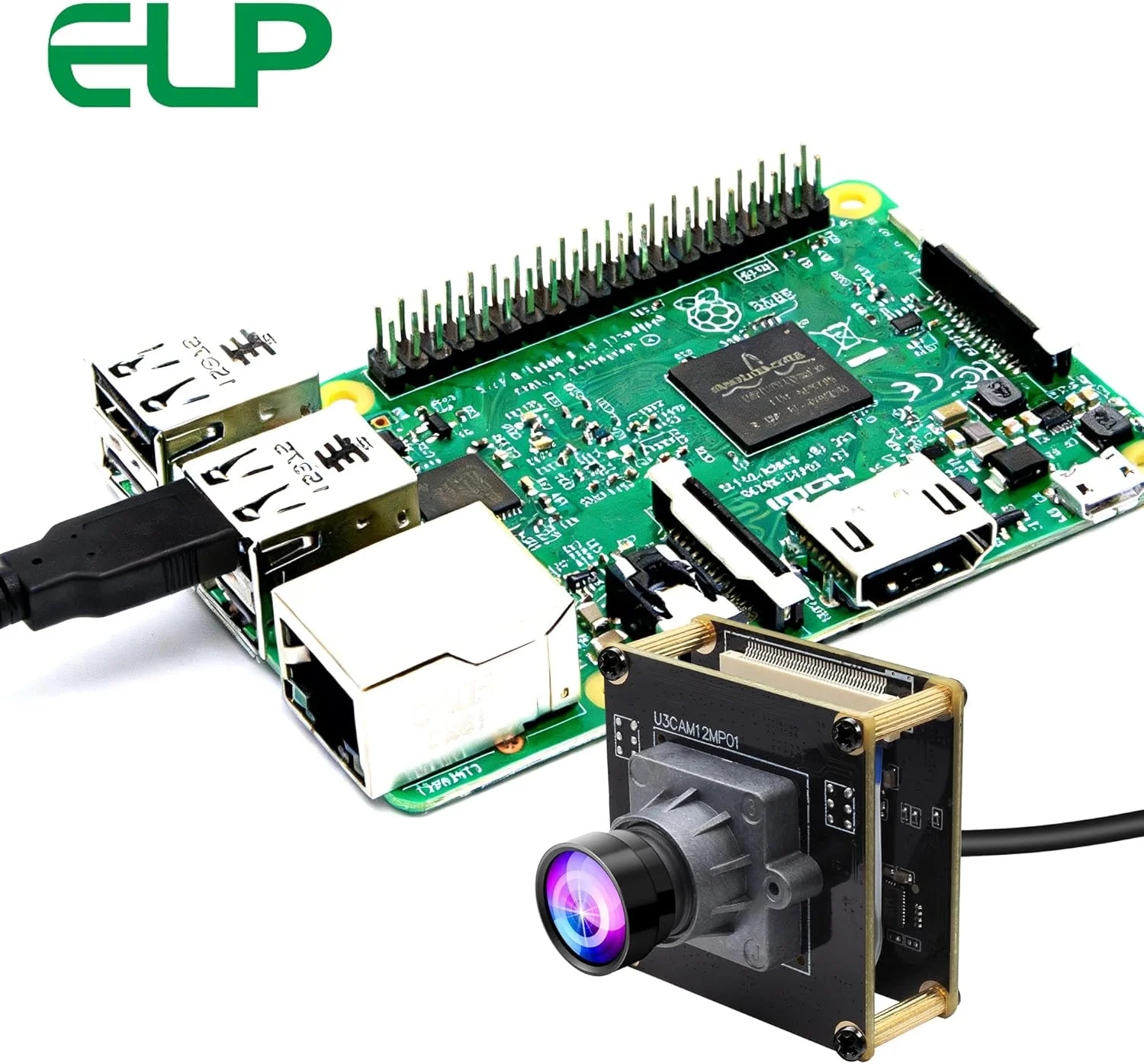 ELP High Speed USB3.0 Camera Module, 1080P/230fps, 4K/60fps, 12MP/30fps ...