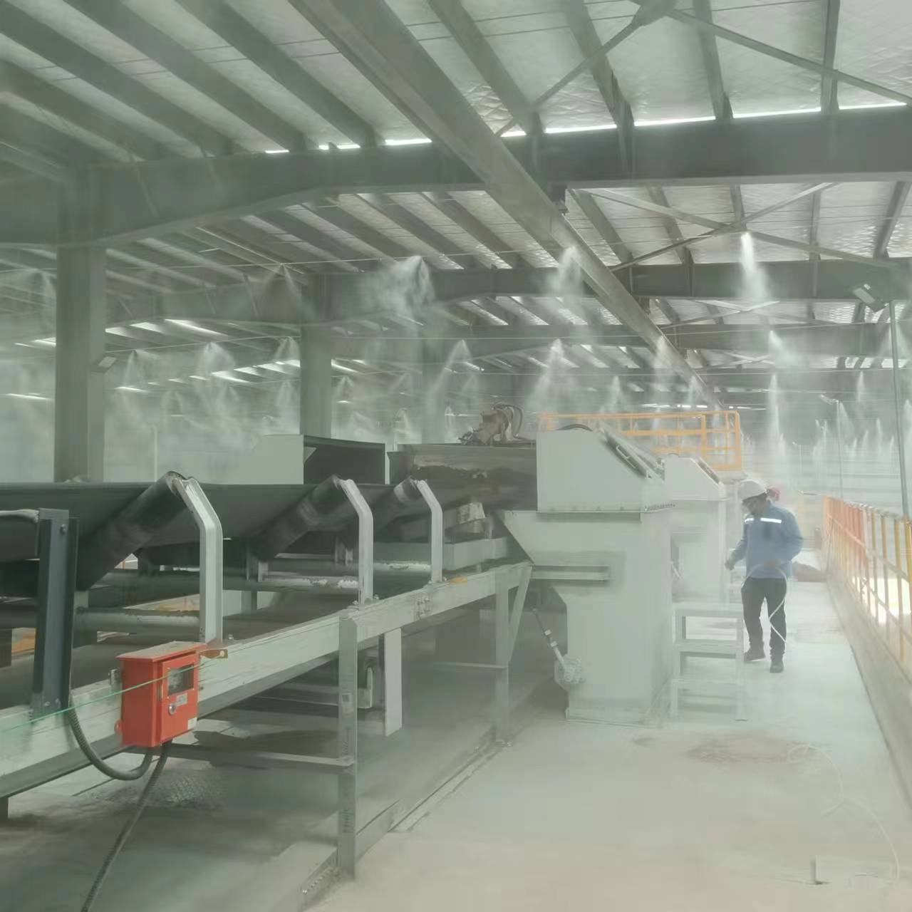 奉新时代新能源材料有限公司安装四川川阳喷雾除尘设备