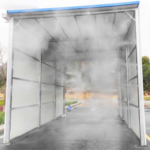 高压喷雾车辆消毒通道：守护养殖场安全防线