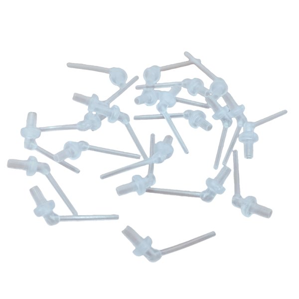 NK VII-8 牙膠充填器 彎嘴 透明色-Oral Tips Clear Lucite