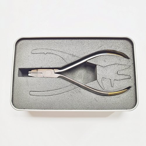 NK24-23 游離鉤鉗 直鑲嵌-Ball Hook Crimping Plier 12.5cm str TC