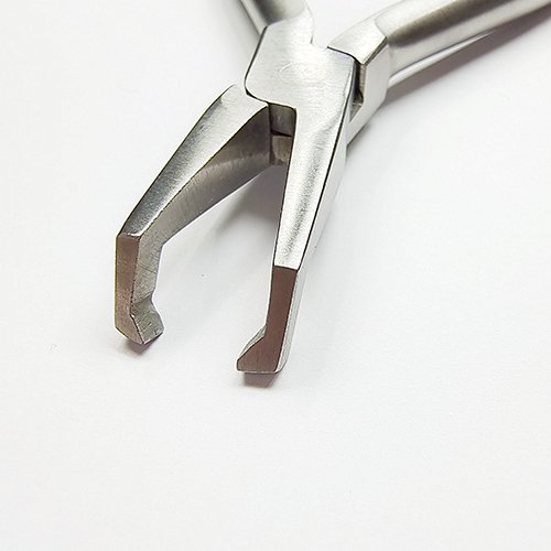 NK24-42 托槽去除鉗 后牙-Direct Bonding Attachment Removing Plier (Angled) 13.5cm