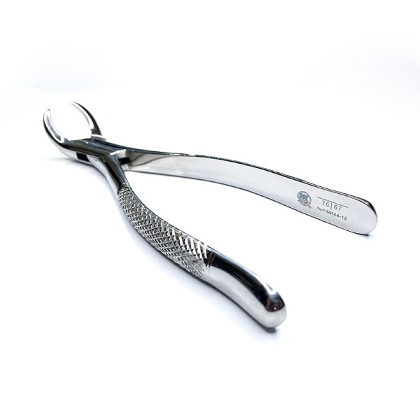 NK44-12 成人牛角鉗-Extracting Forceps, Lower molars (Cow-horn beak)
