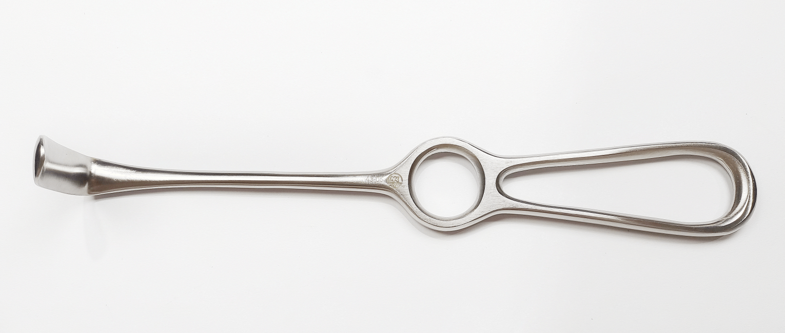 NK43-01口腔拉鉤 (頰拉鉤) 直-DentalMinnesota Cheek Retractor 14cm str.
