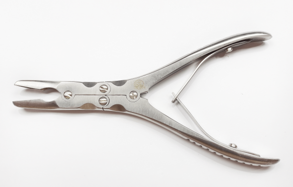 NK44-54 咬骨鉗 彎12cm-Bone Rongeur 12cm cvd narrow tip
