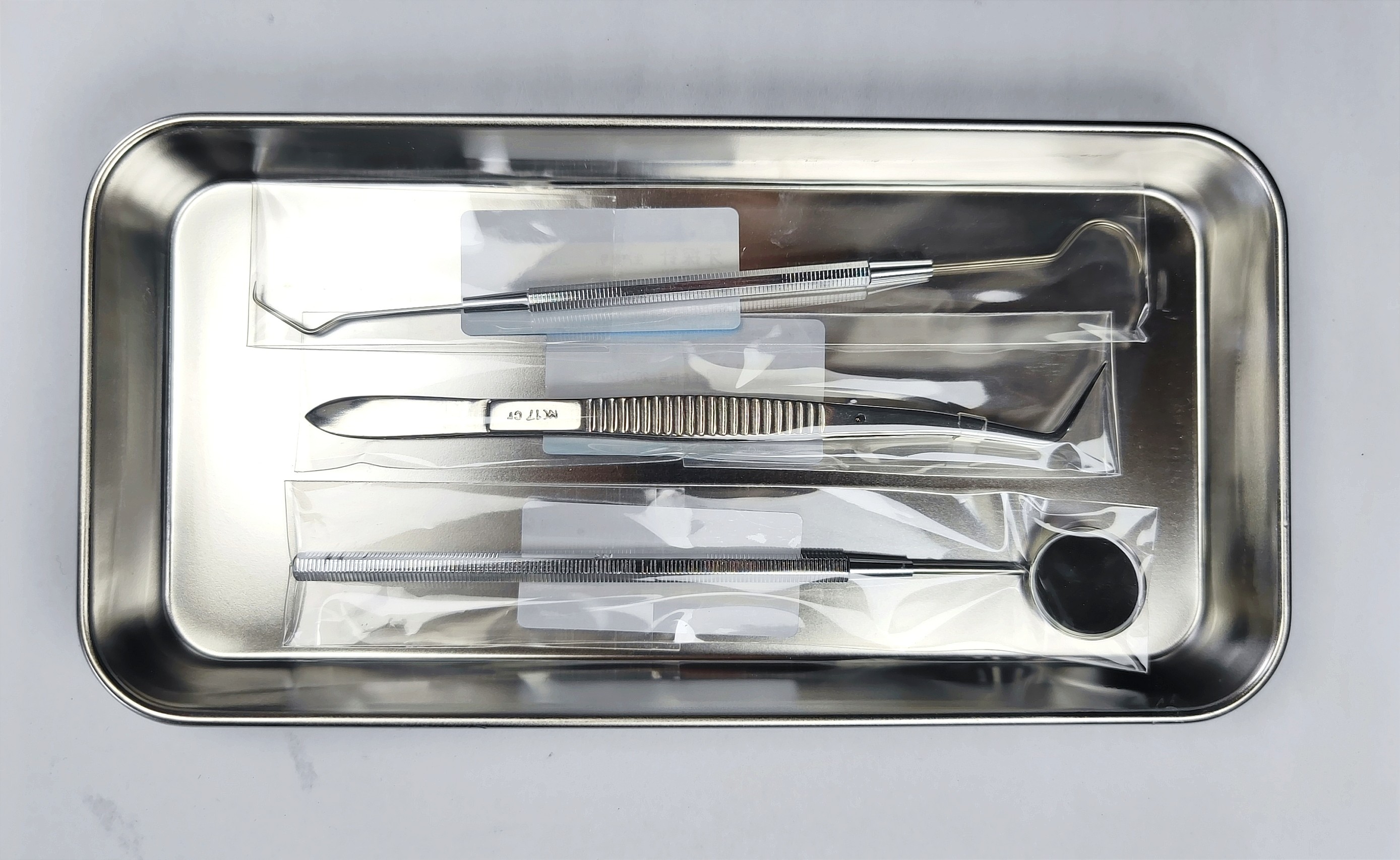 NK45-38 不銹鋼方盤五件套-SS Dental Instruments Kit 5pcs