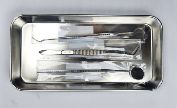 NK45-38 不銹鋼方盤五件套-SS Dental Instruments Kit 5pcs